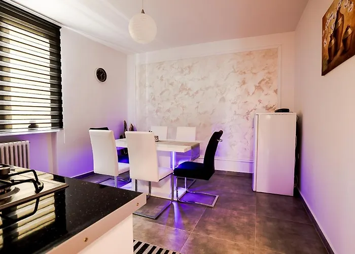 White Spacious Apartment Sibiu