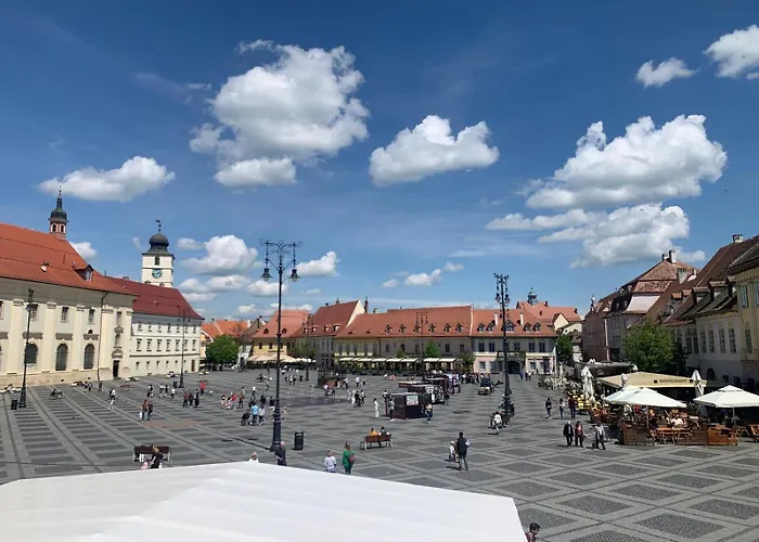 View Of Main Square Studio Sibiu